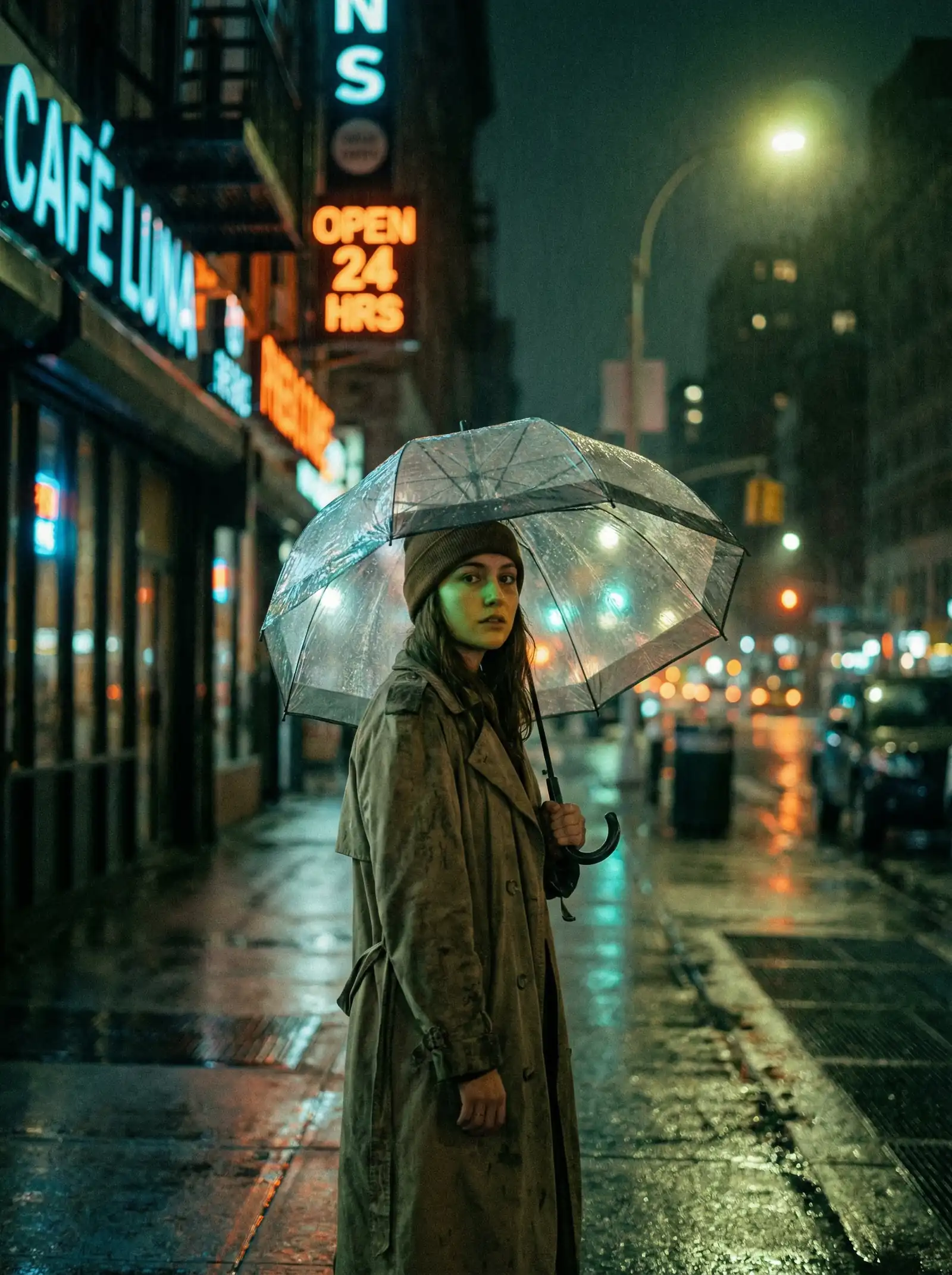吃瓜大赛 本周佳作 - 雨夜独行